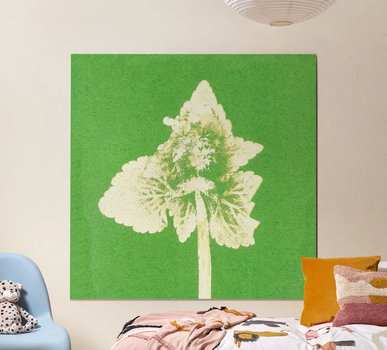 Botanical Impressions | Lamium purpureum v2 poster con telaio in legno da Ivona Maris