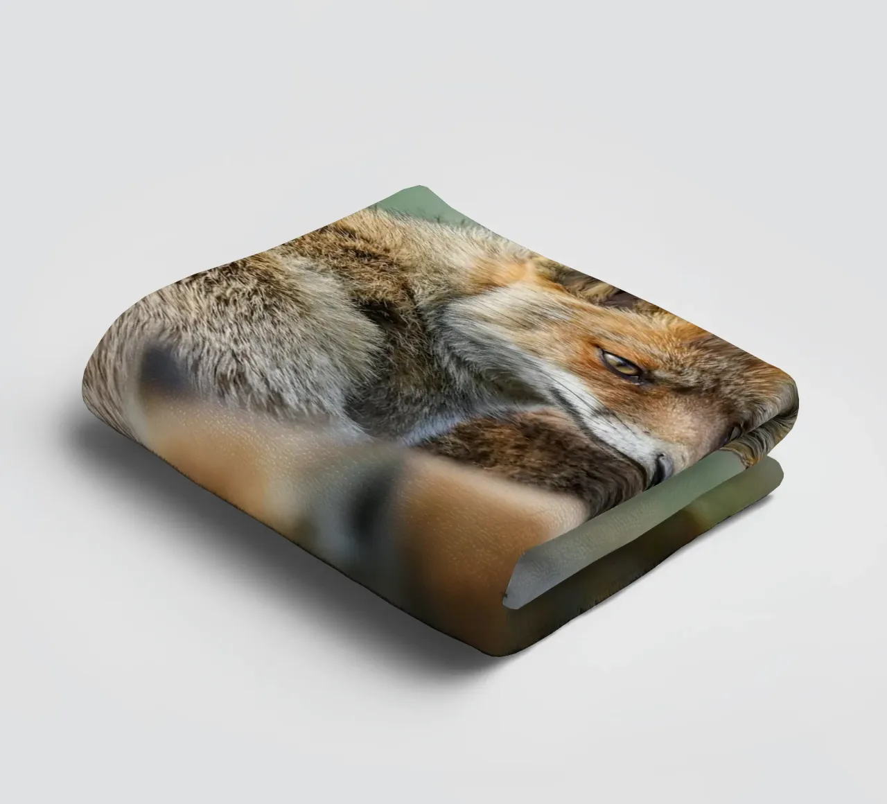 fox family towel by Tom's Wildlife