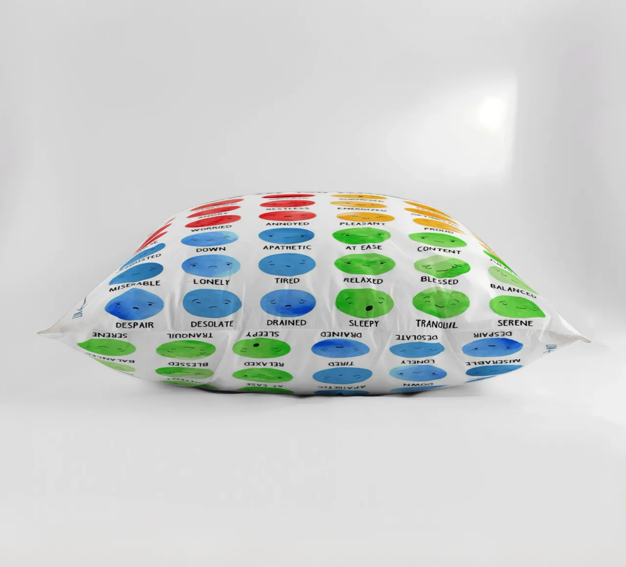 Poster del Mood Meter Emotions cuscino da Monikaprint