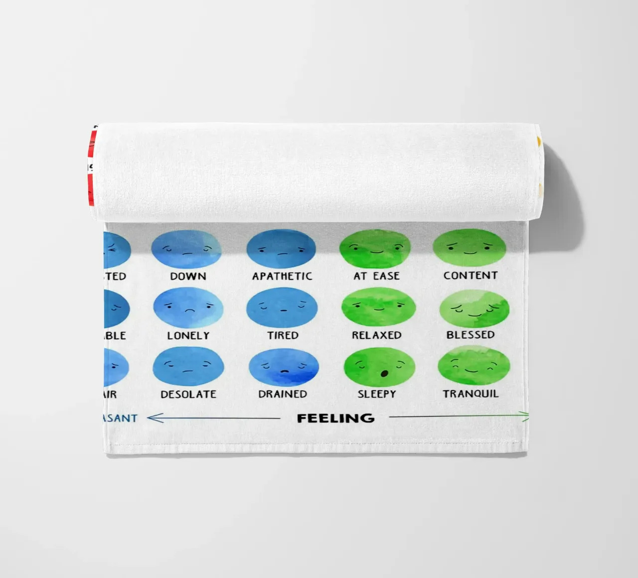 Poster del Mood Meter Emotions telo mare da Monikaprint