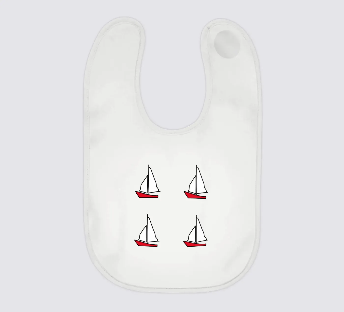 Segelboot Babylätzchen von Face & Content