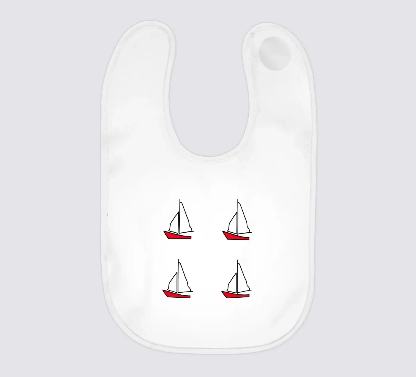 Segelboot Babylätzchen von Face & Content