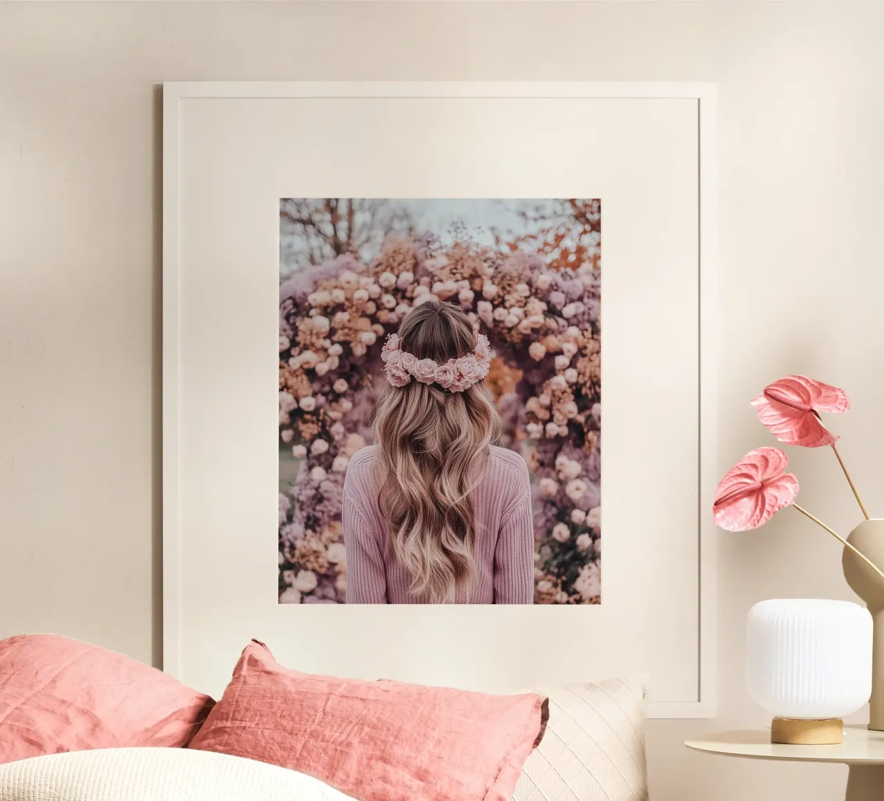 Reverie lilla poster da PhotoVibe Decor