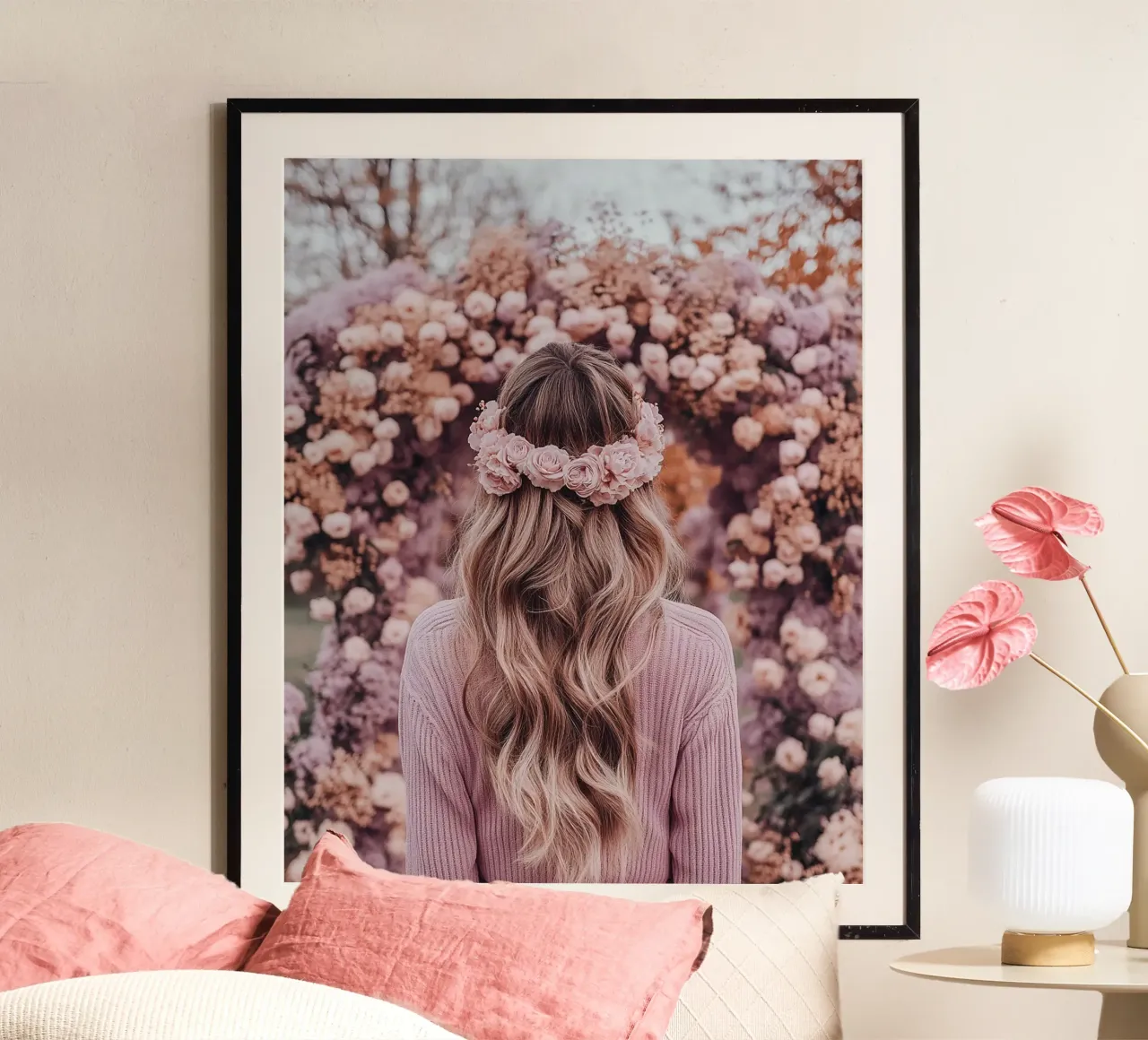 Reverie lilla poster da PhotoVibe Decor