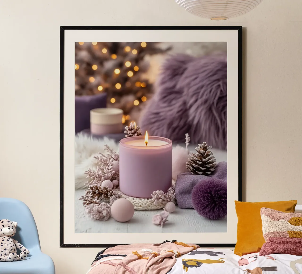 Reverie lilla carta hahnemühle da PhotoVibe Decor