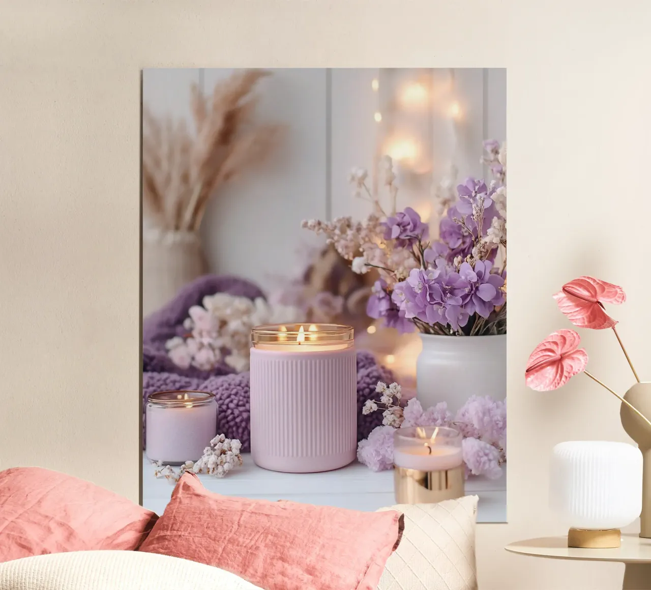 Reverie lilla carta hahnemühle da PhotoVibe Decor