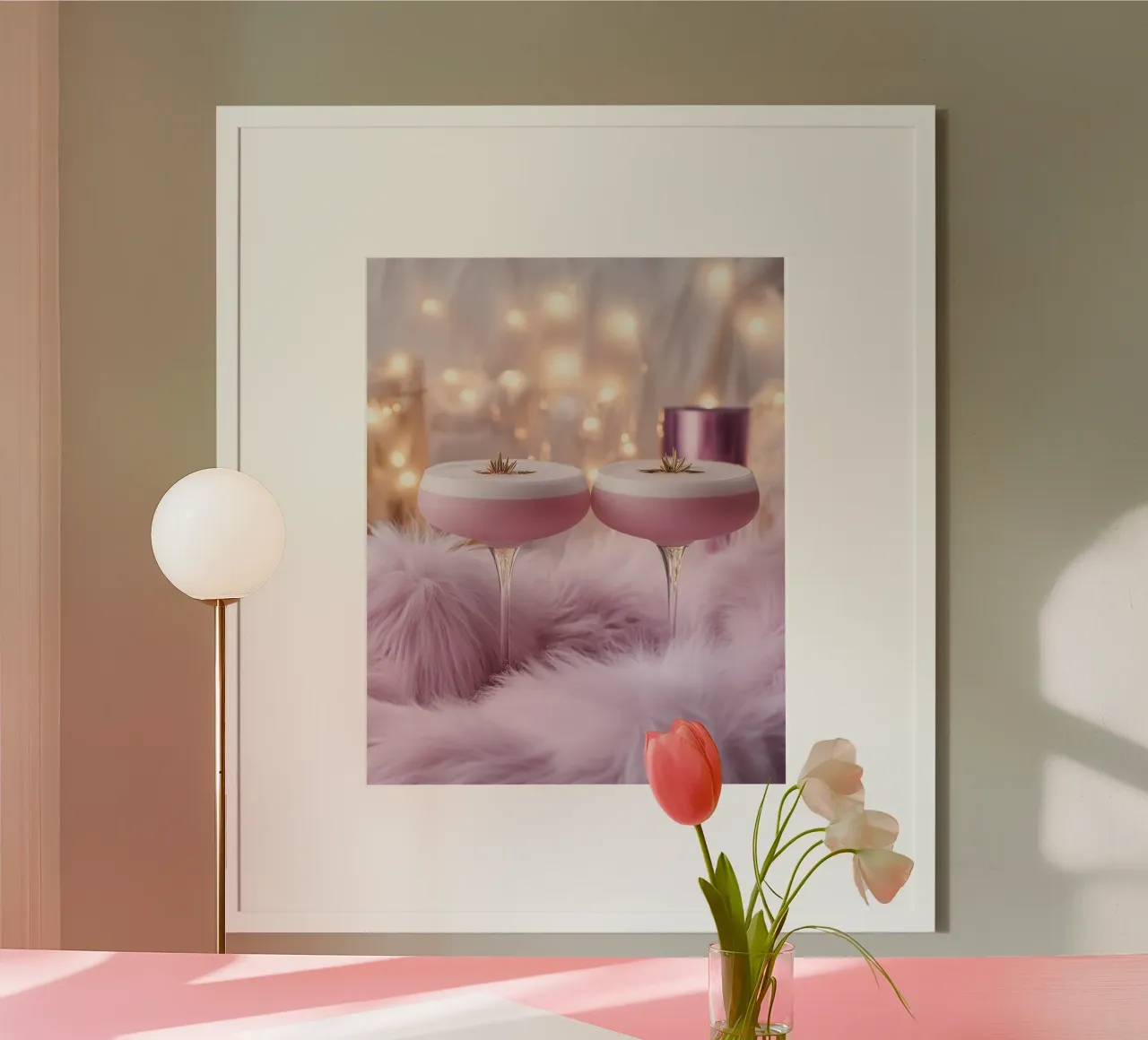 Reverie lilla poster da PhotoVibe Decor
