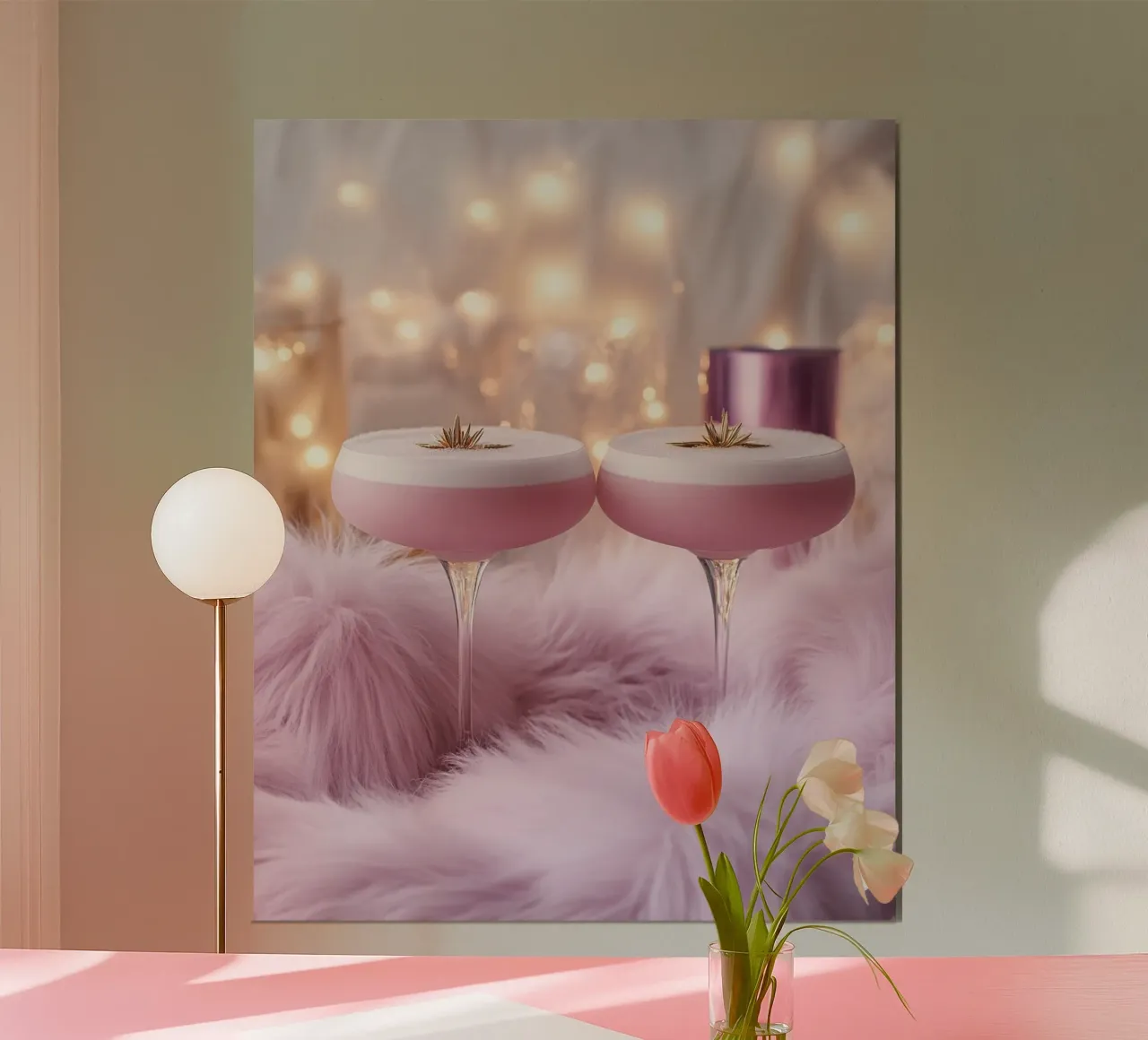 Reverie lilla poster da PhotoVibe Decor