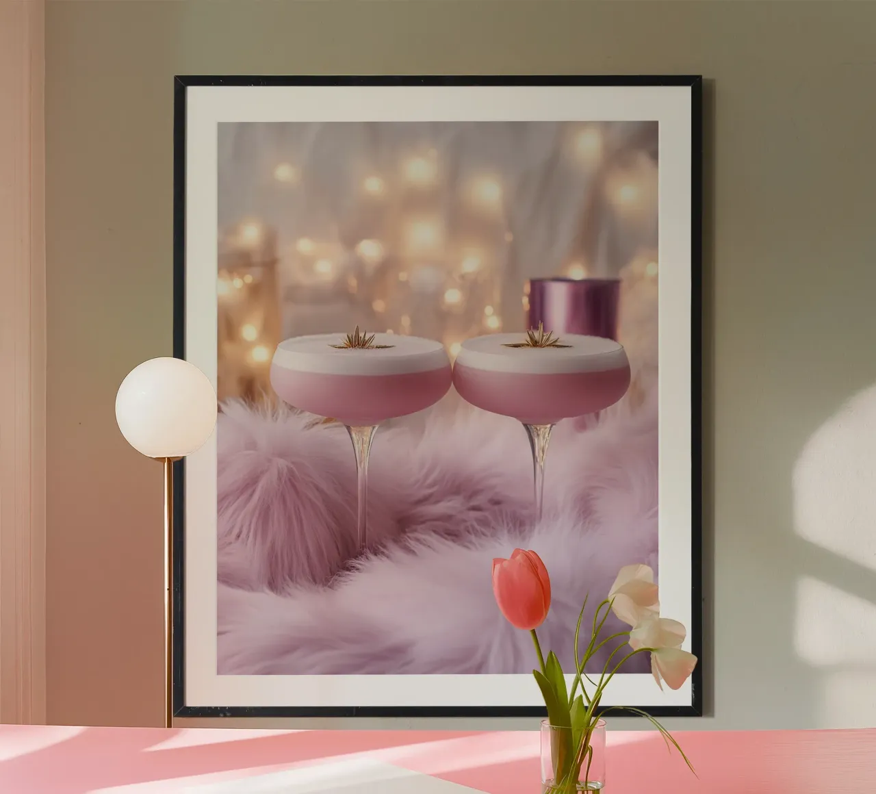 Reverie lilla poster da PhotoVibe Decor