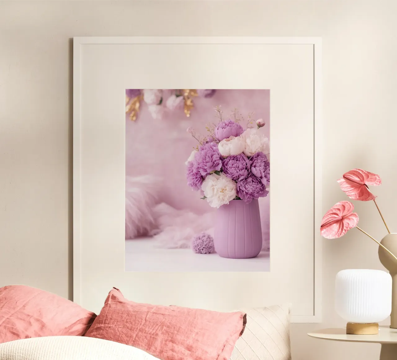 Reverie lilla poster da PhotoVibe Decor