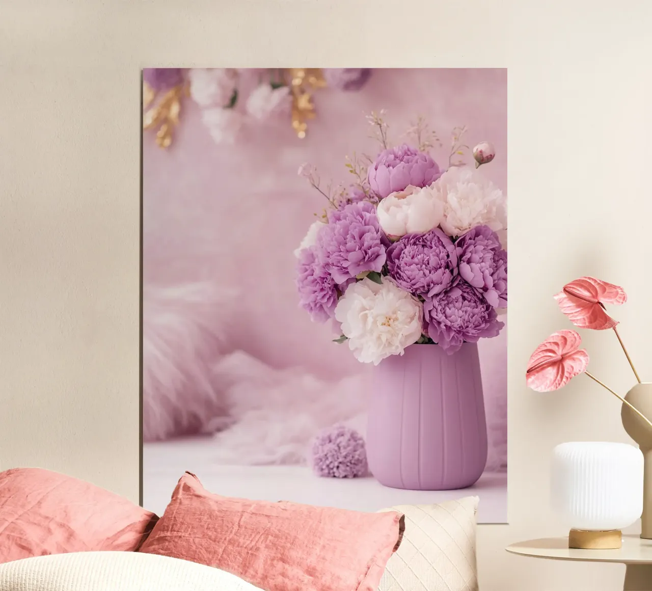 Reverie lilla poster da PhotoVibe Decor