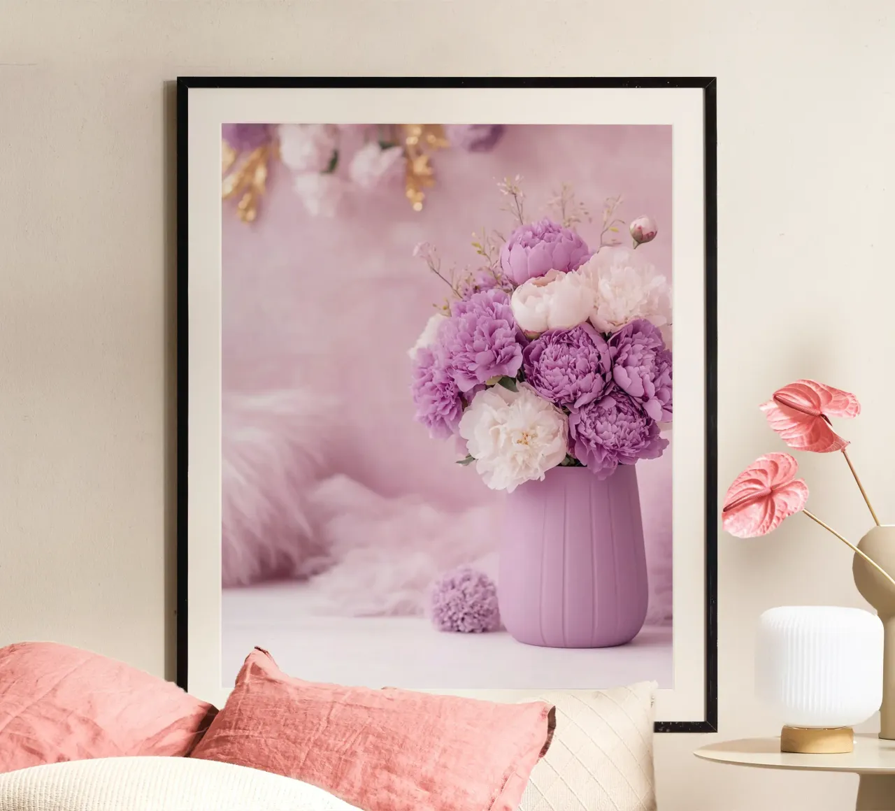 Reverie lilla poster da PhotoVibe Decor