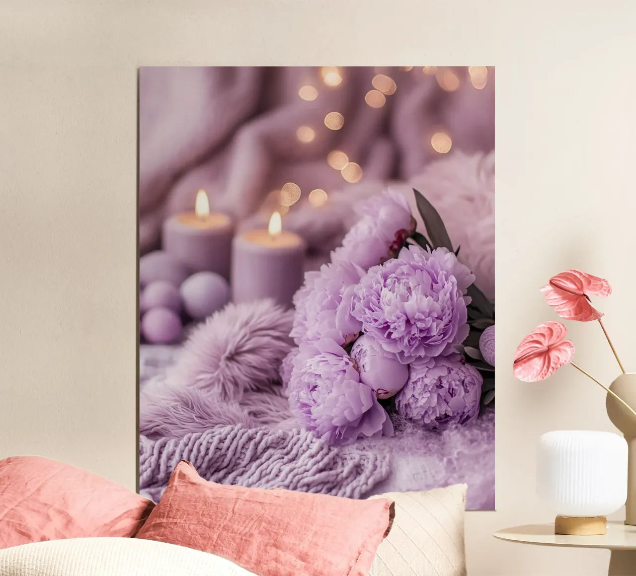 Reverie lilla carta hahnemühle da PhotoVibe Decor