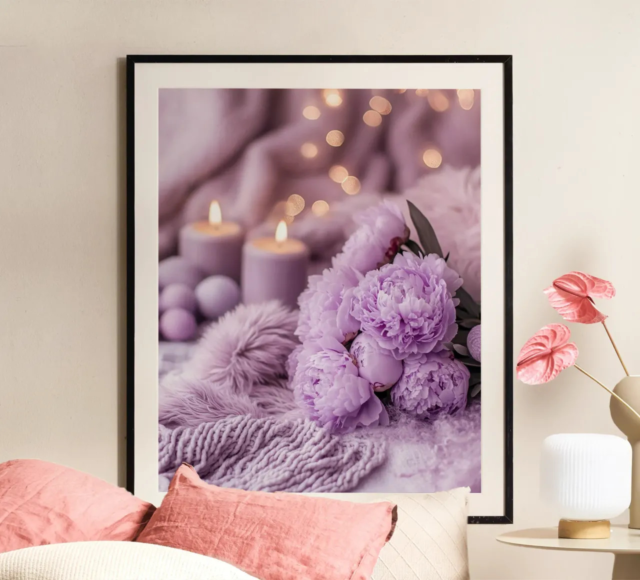 Reverie lilla carta hahnemühle da PhotoVibe Decor