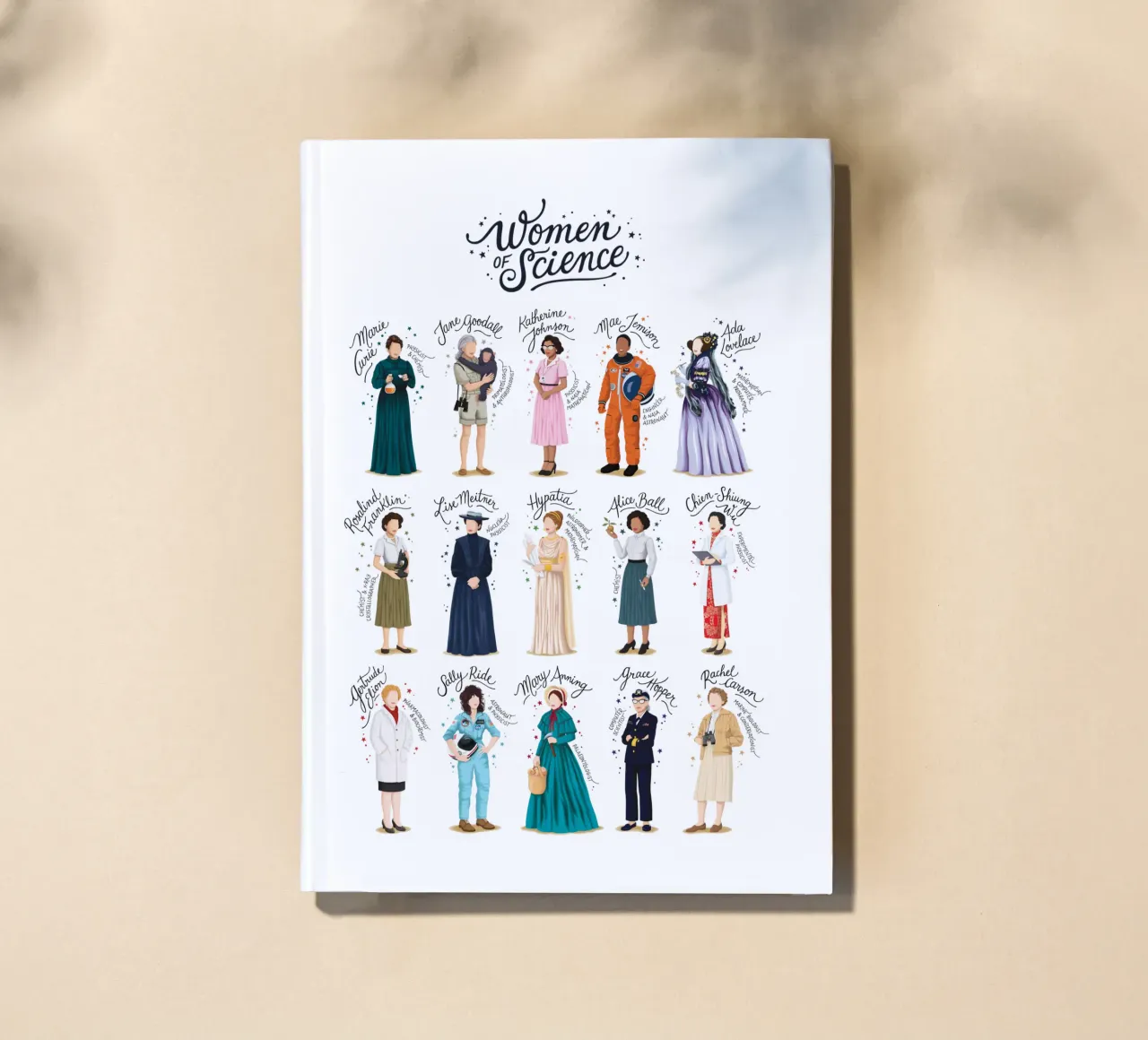 Vrouwen van de wetenschap notitieboek van Nour Tohme