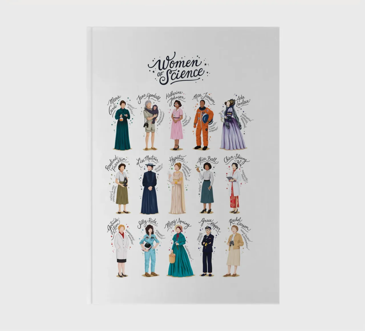 Vrouwen van de wetenschap notitieboek van Nour Tohme