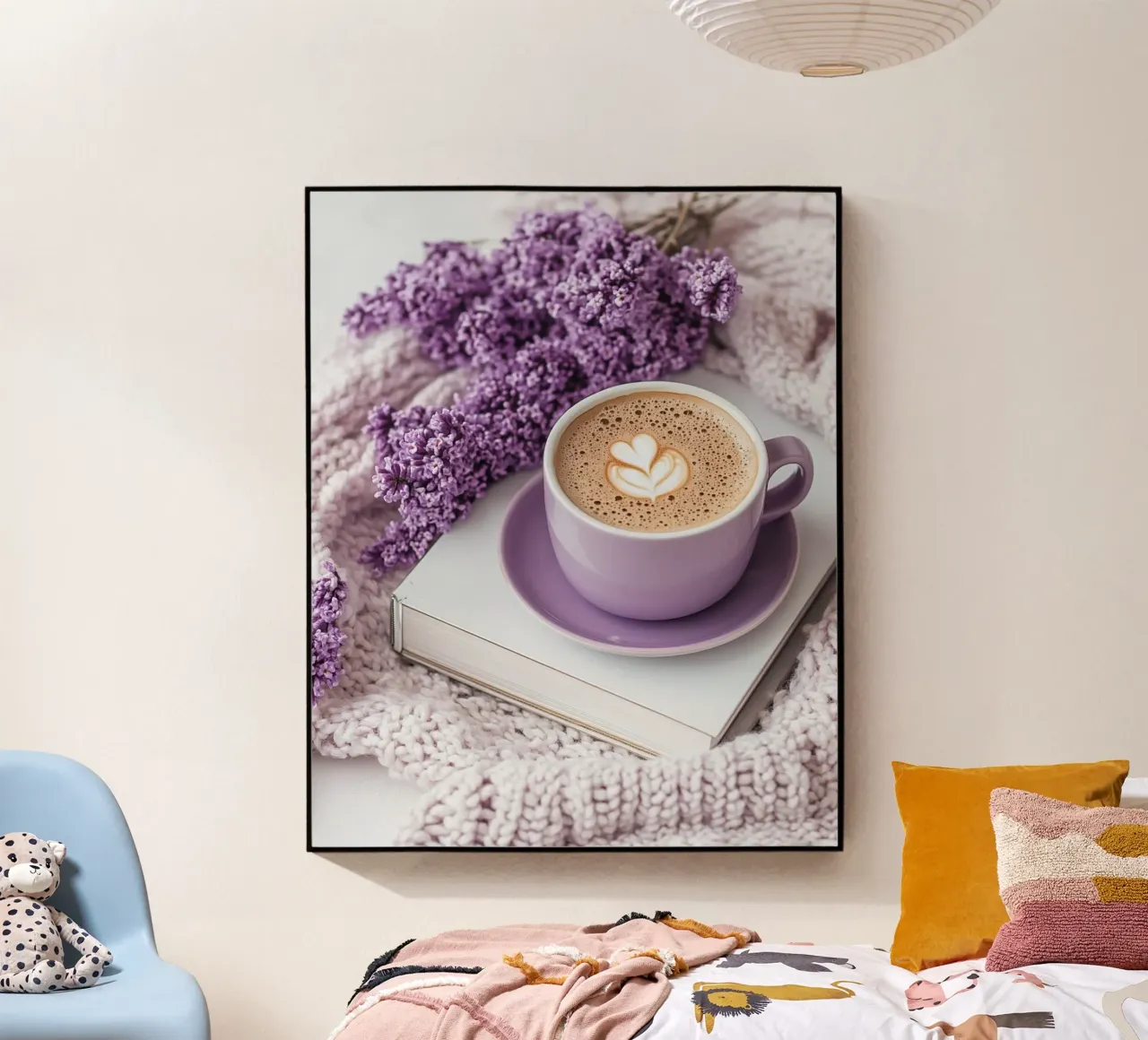 Reverie lilla plexiglass da PhotoVibe Decor