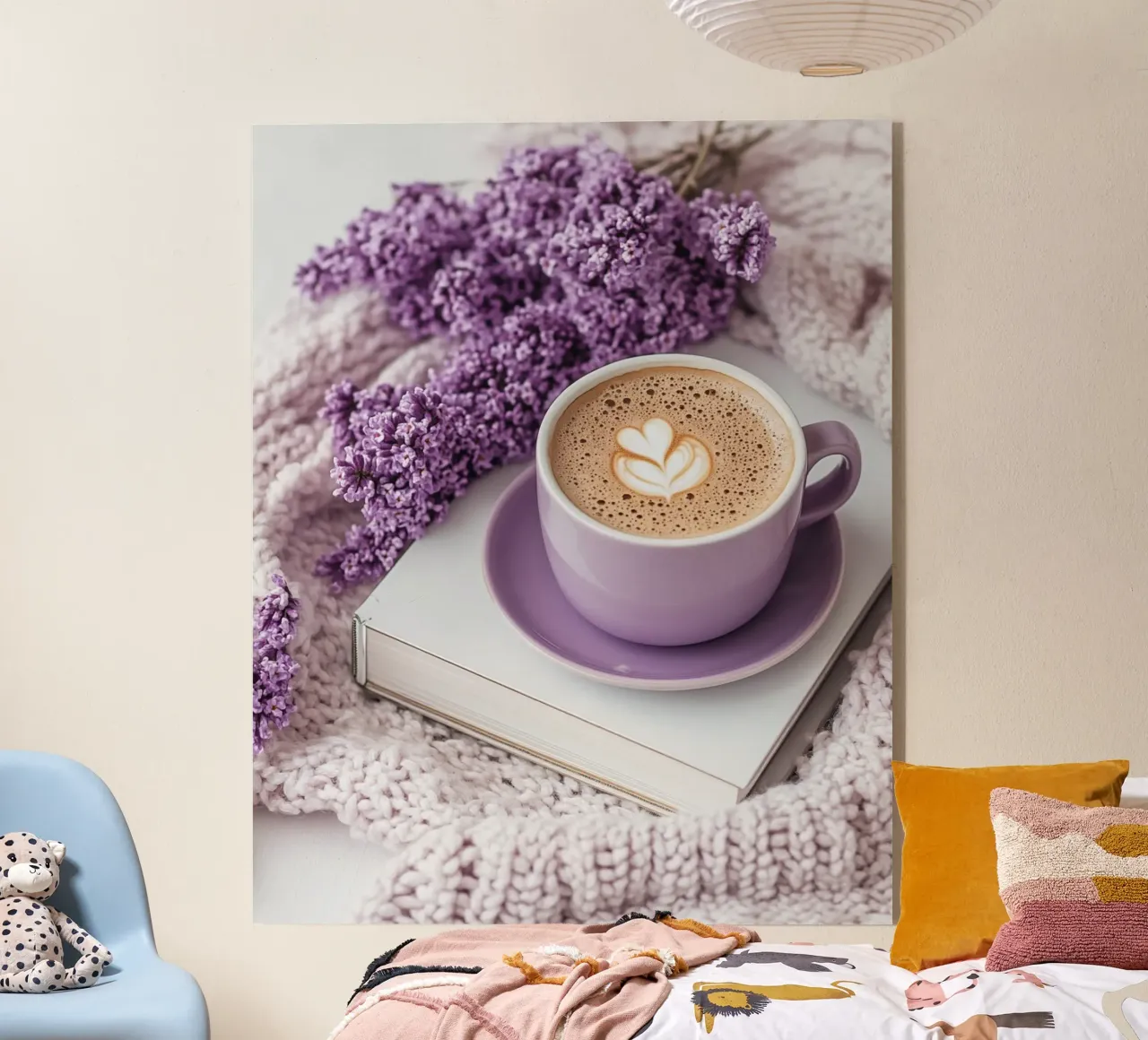Reverie lilla plexiglass da PhotoVibe Decor