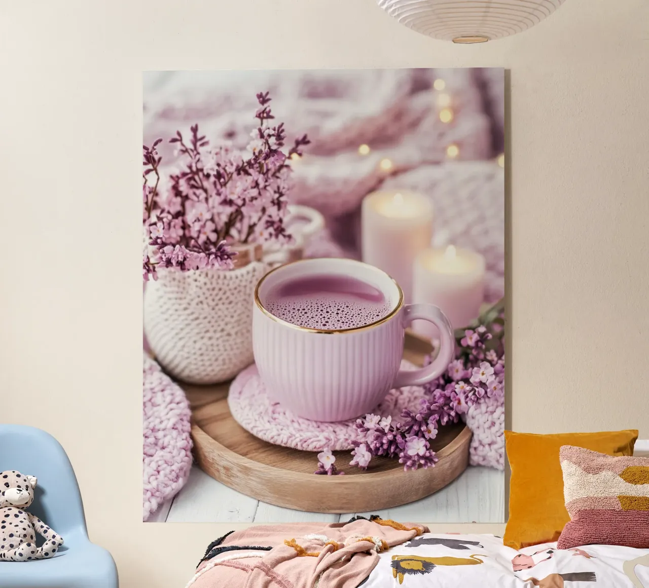 Reverie lilla plexiglass da PhotoVibe Decor