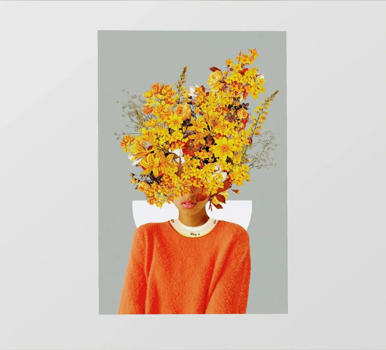 I Saw You Flower In The Reflection Of My Soul telo in pvc da Frank Moth