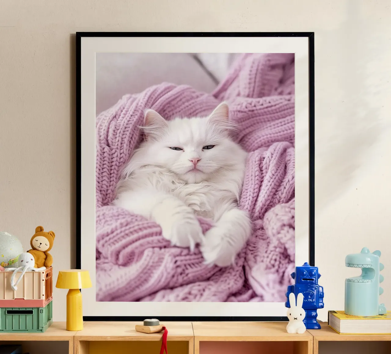 Reverie lilla poster da PhotoVibe Decor