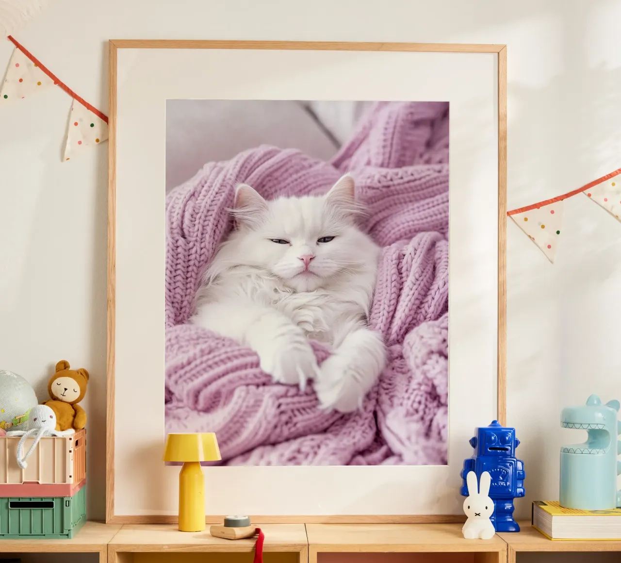 Reverie lilla poster da PhotoVibe Decor