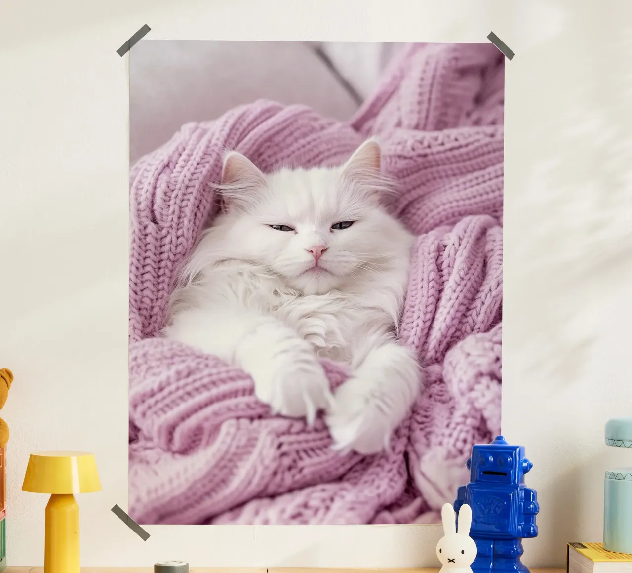 Reverie lilla poster da PhotoVibe Decor
