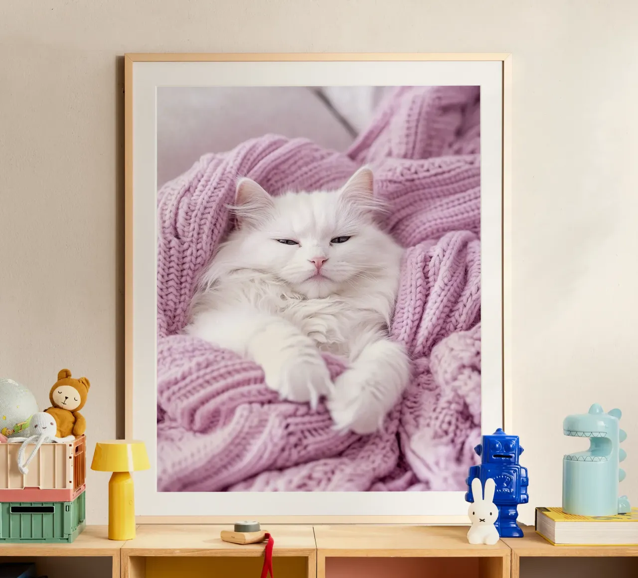 Reverie lilla poster da PhotoVibe Decor