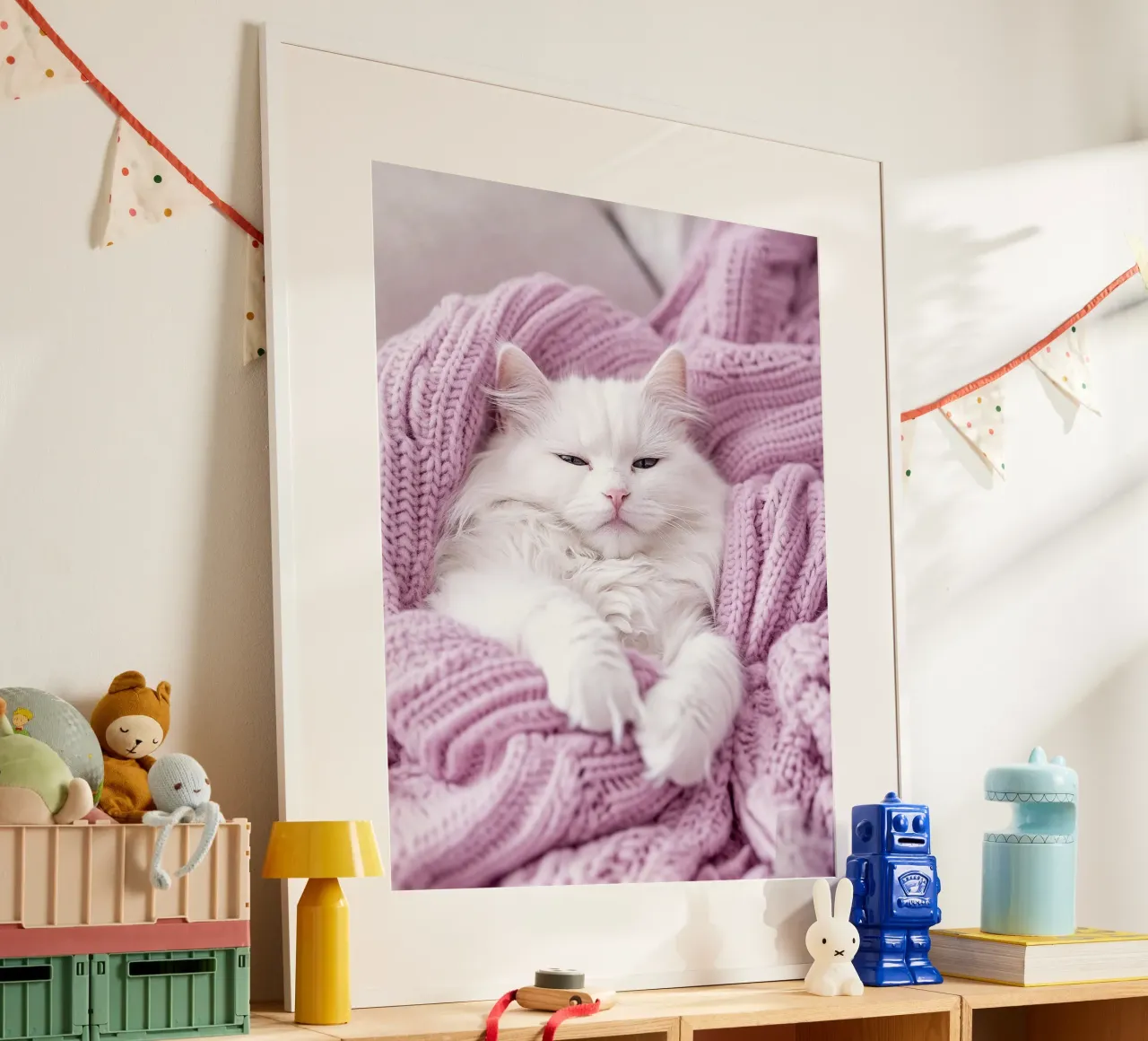 Reverie lilla poster da PhotoVibe Decor