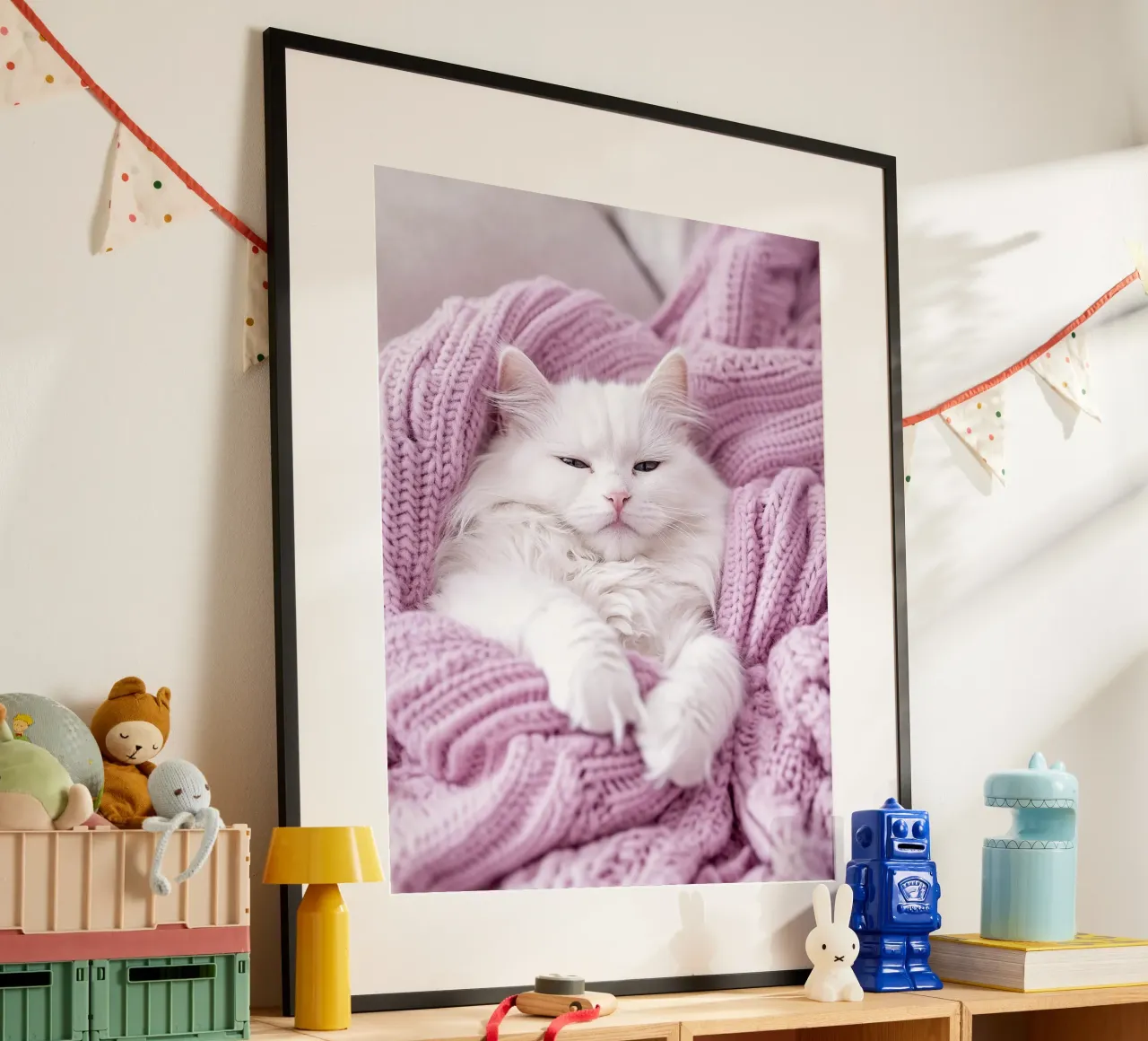 Reverie lilla poster da PhotoVibe Decor
