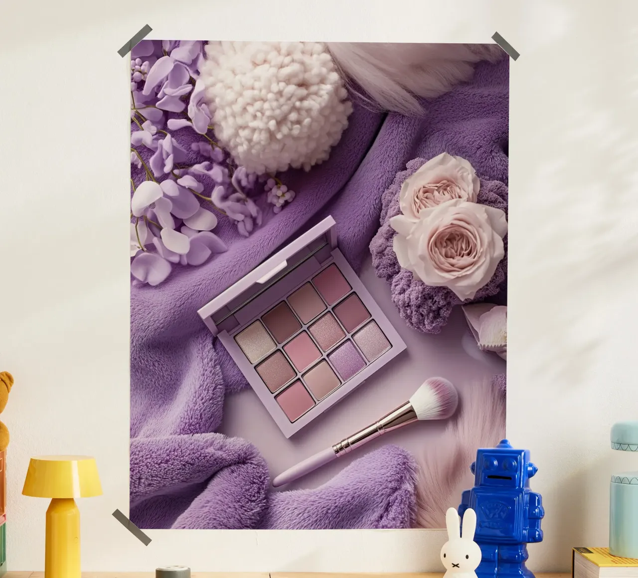 Reverie lilla poster da PhotoVibe Decor