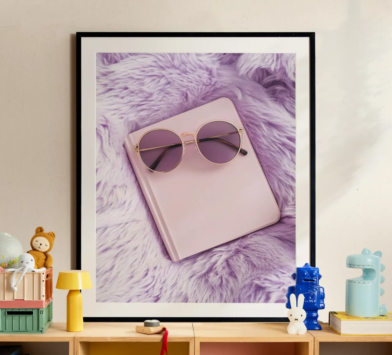 Reverie lilla poster da PhotoVibe Decor