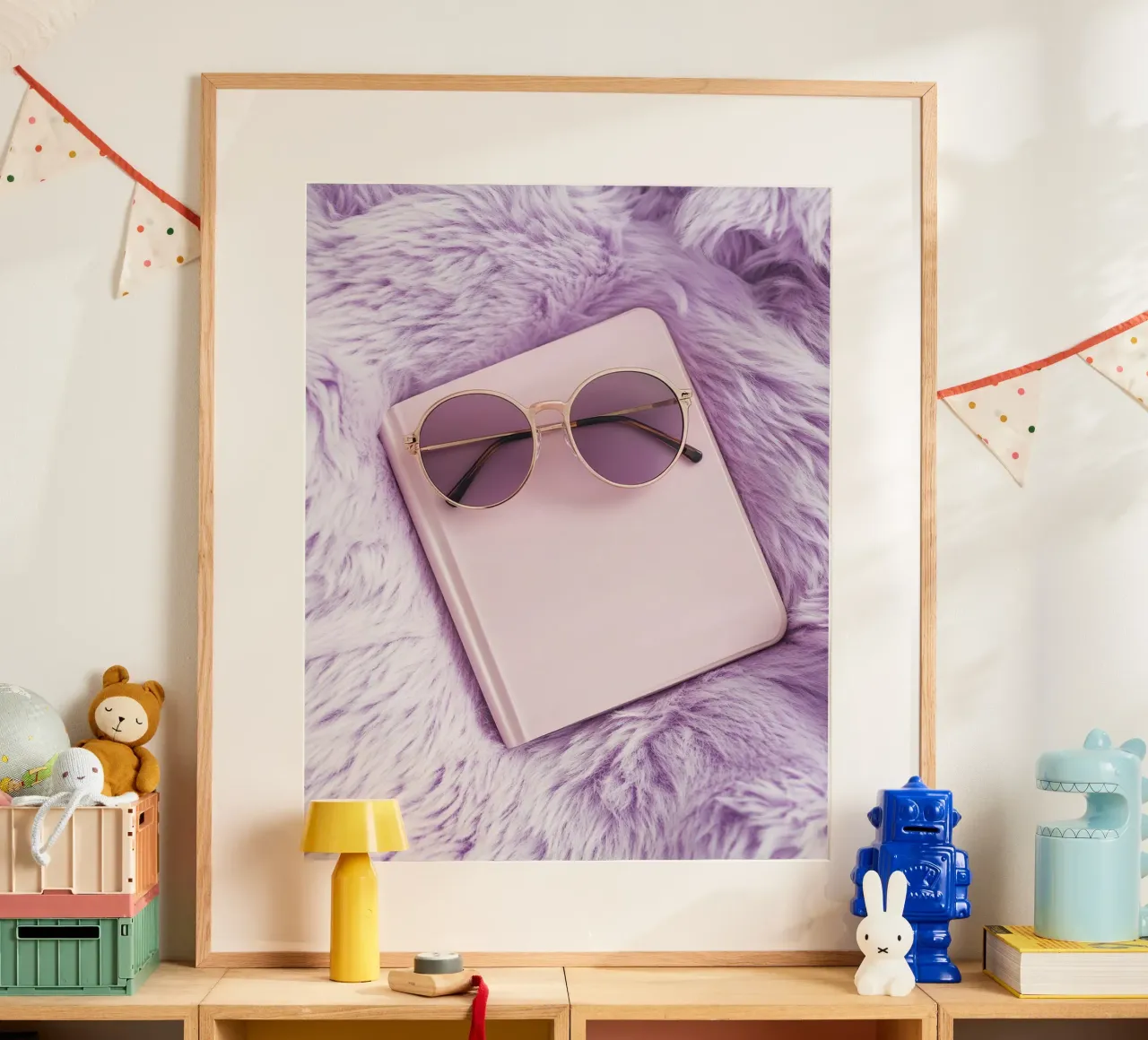 Reverie lilla poster da PhotoVibe Decor