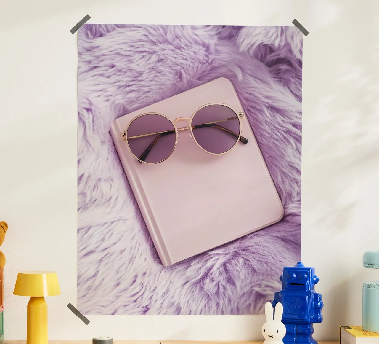 Reverie lilla poster da PhotoVibe Decor