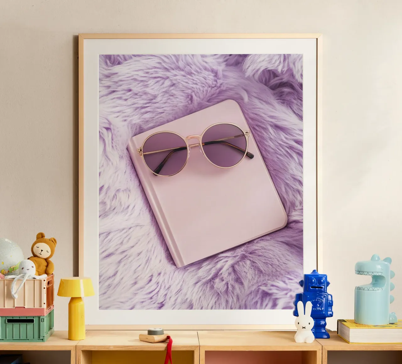 Reverie lilla poster da PhotoVibe Decor