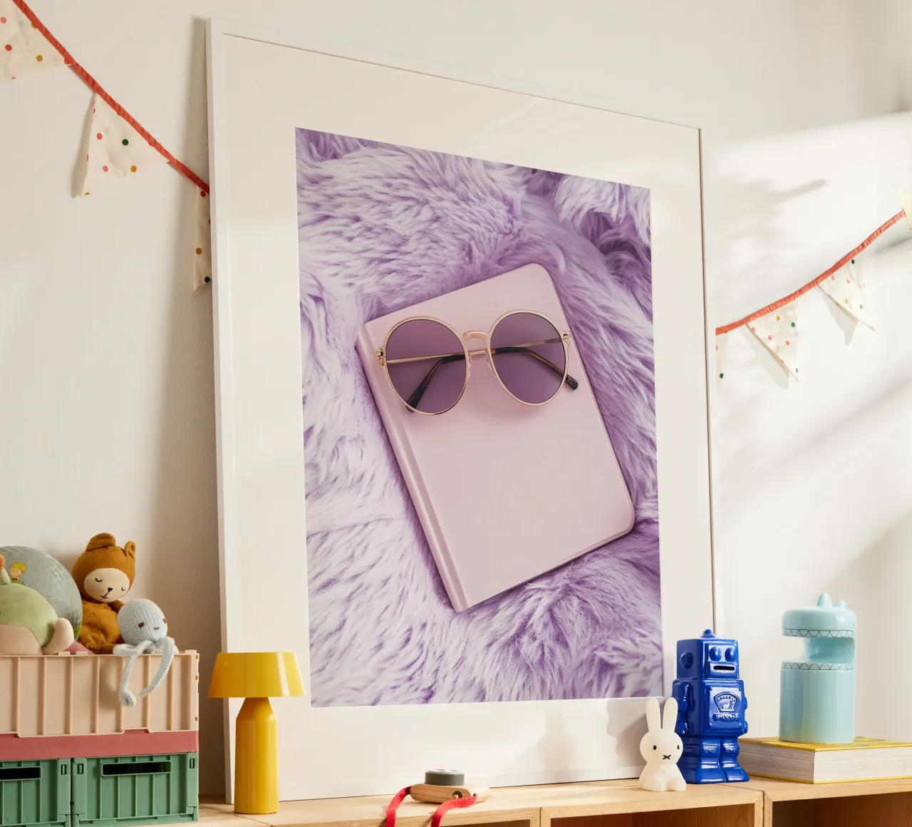 Reverie lilla poster da PhotoVibe Decor
