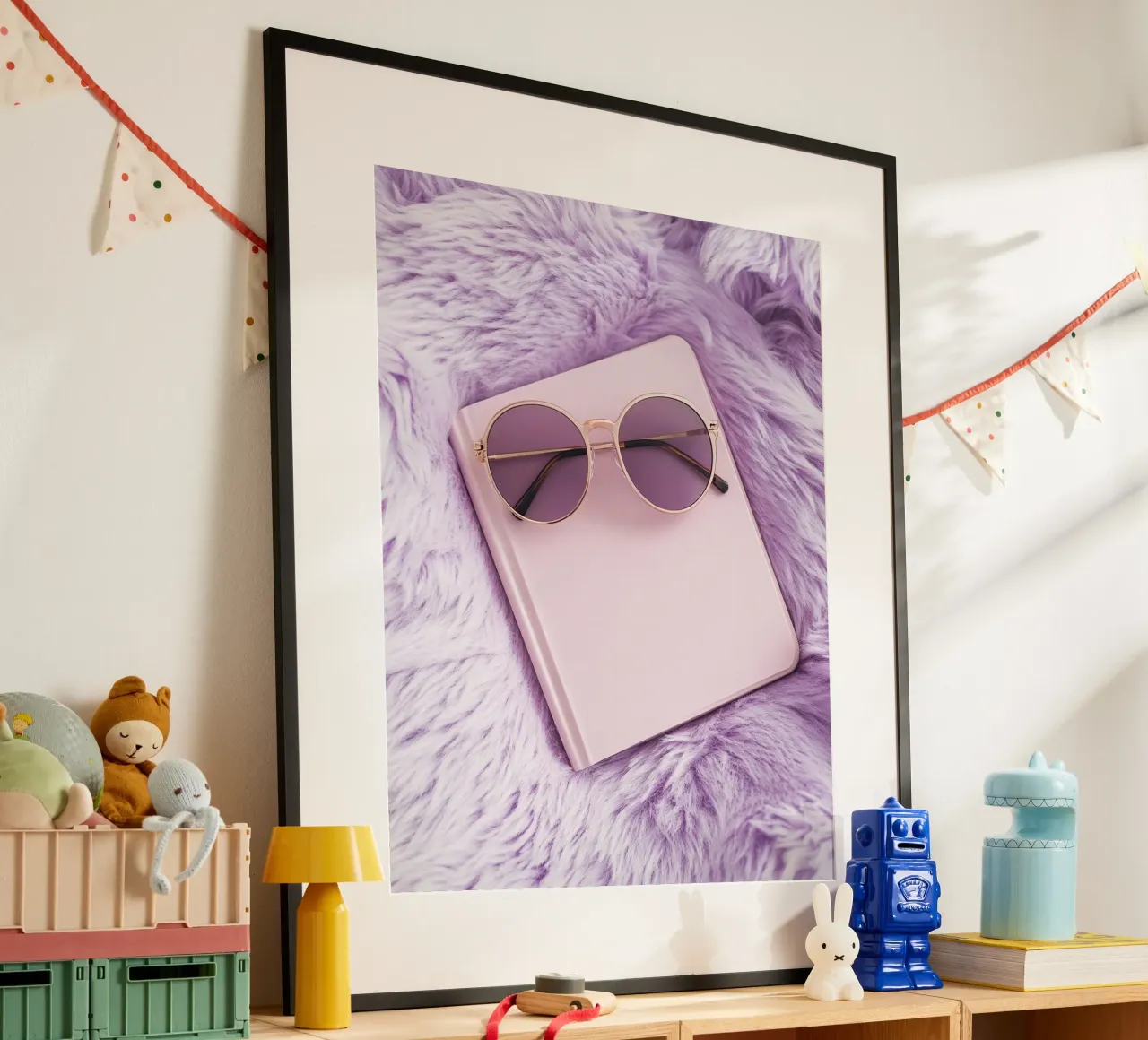 Reverie lilla poster da PhotoVibe Decor