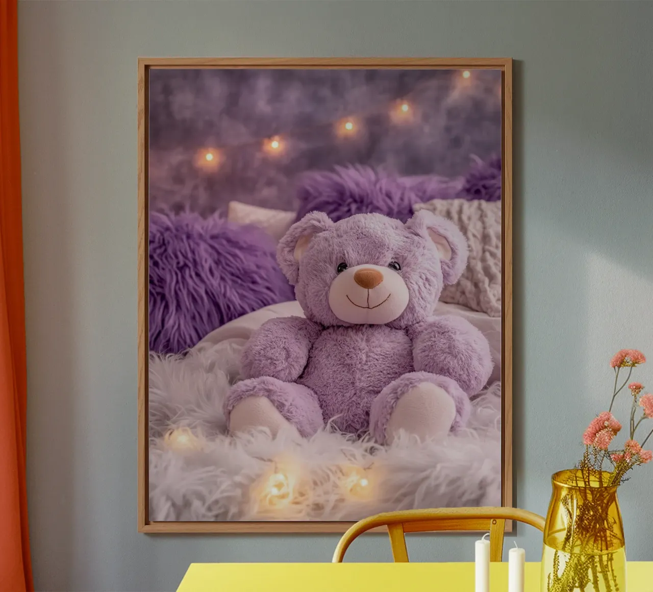 Reverie lilla alluminio dibond da PhotoVibe Decor