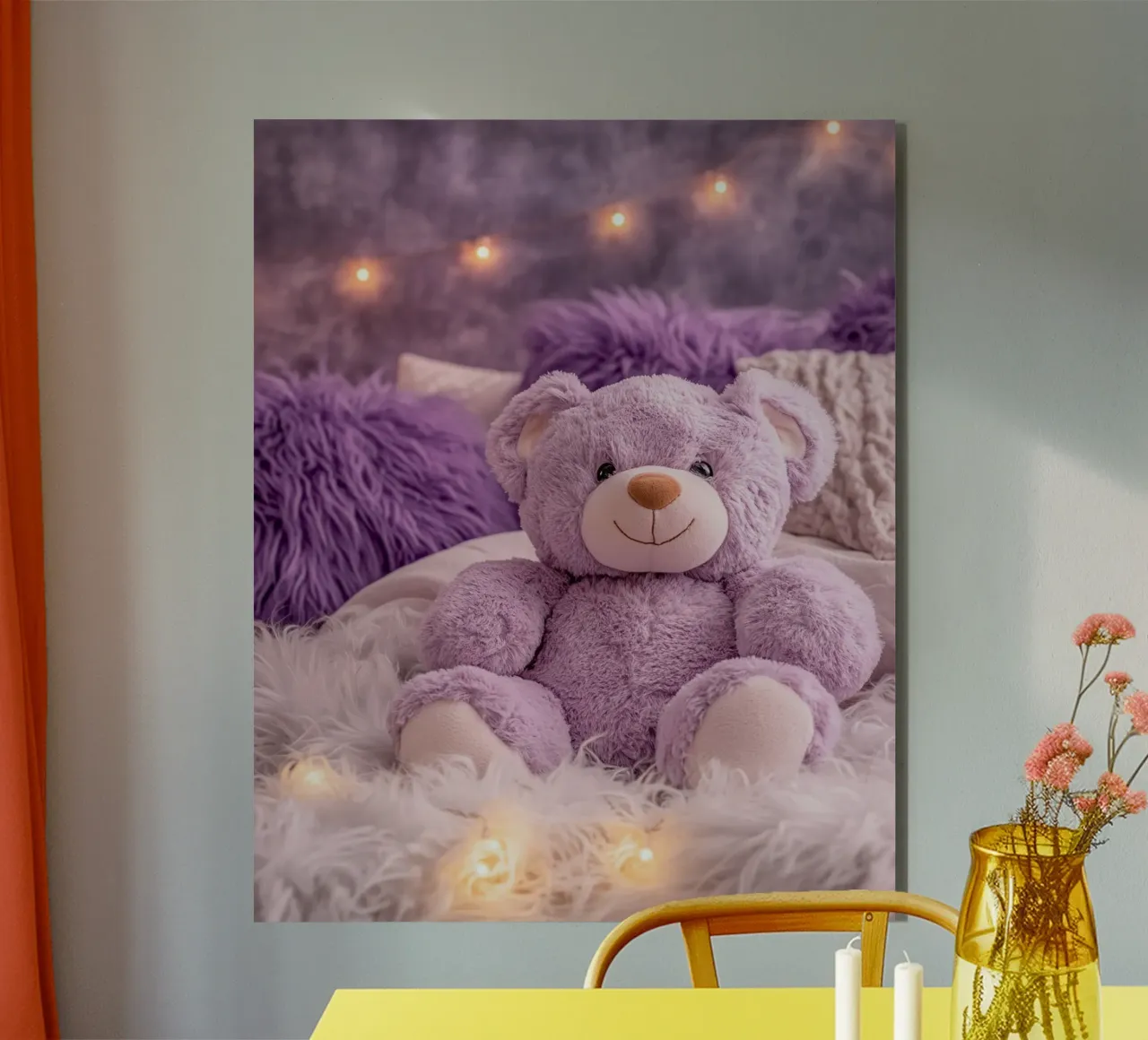 Reverie lilla alluminio dibond da PhotoVibe Decor