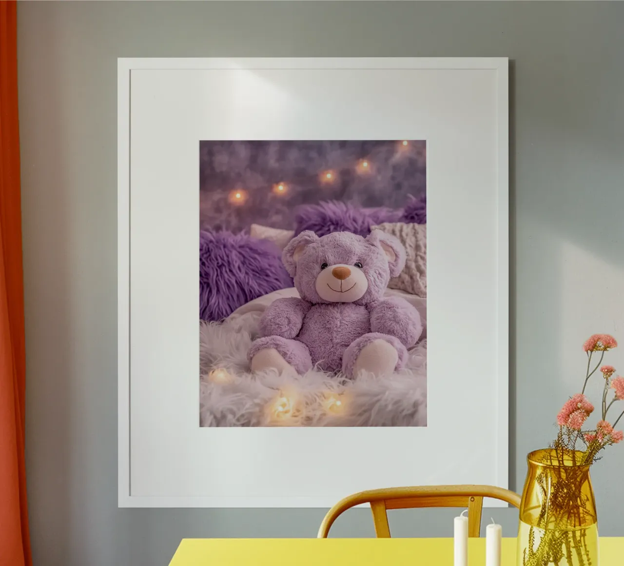 Reverie lilla poster da PhotoVibe Decor