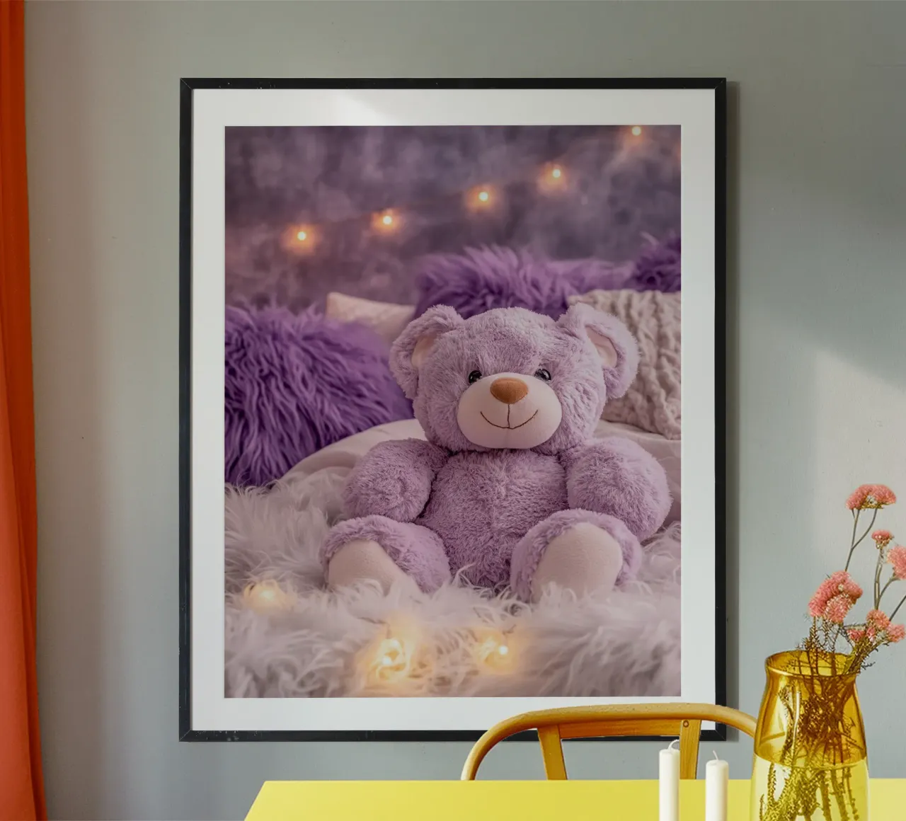 Reverie lilla poster da PhotoVibe Decor