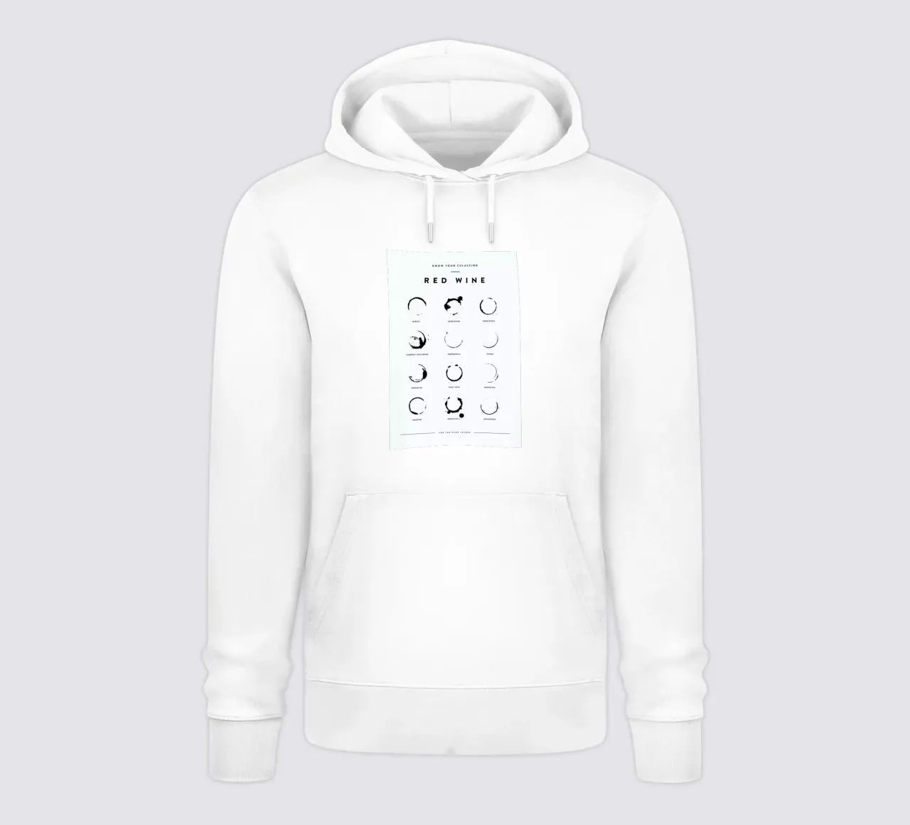 Wine Chart hoodie by daylight design studio