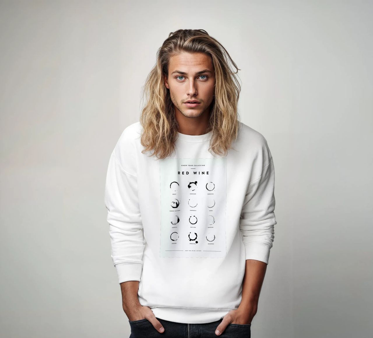 Wine Chart sweatshirt by daylight design studio
