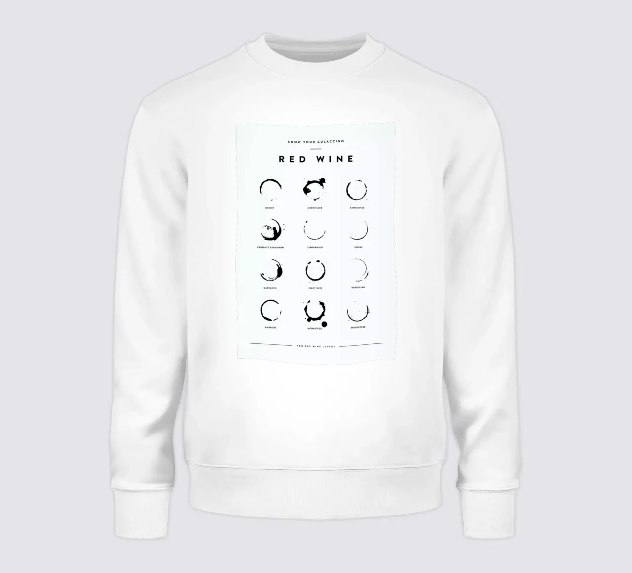 Wine Chart Sweatshirt von daylight design studio