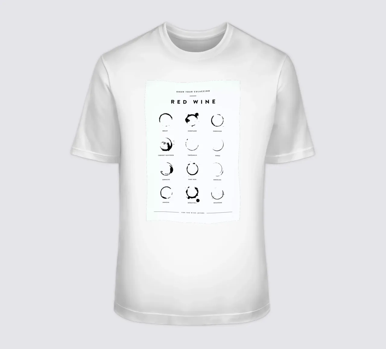 Wine Chart t-shirt da daylight design studio