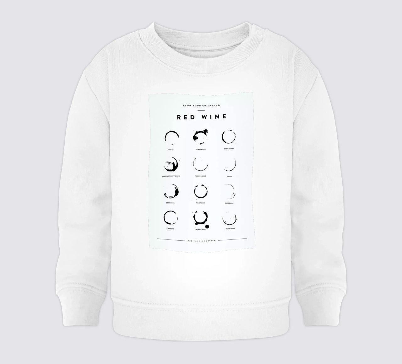 Wine Chart felpa neonato da daylight design studio
