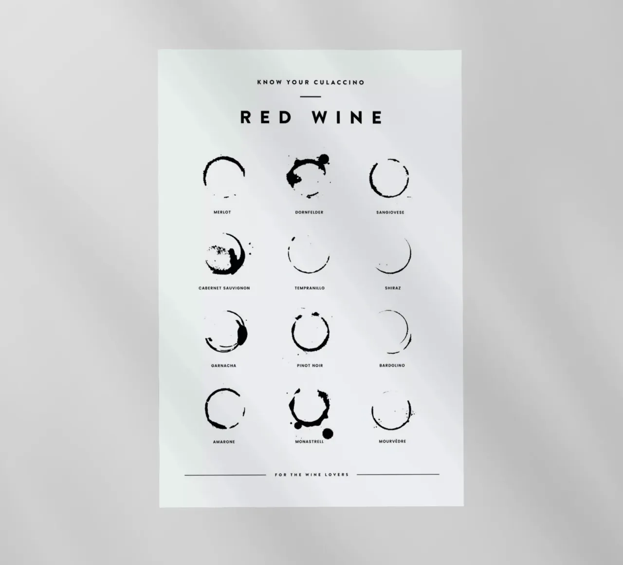 Wine Chart pellicola backlit da daylight design studio