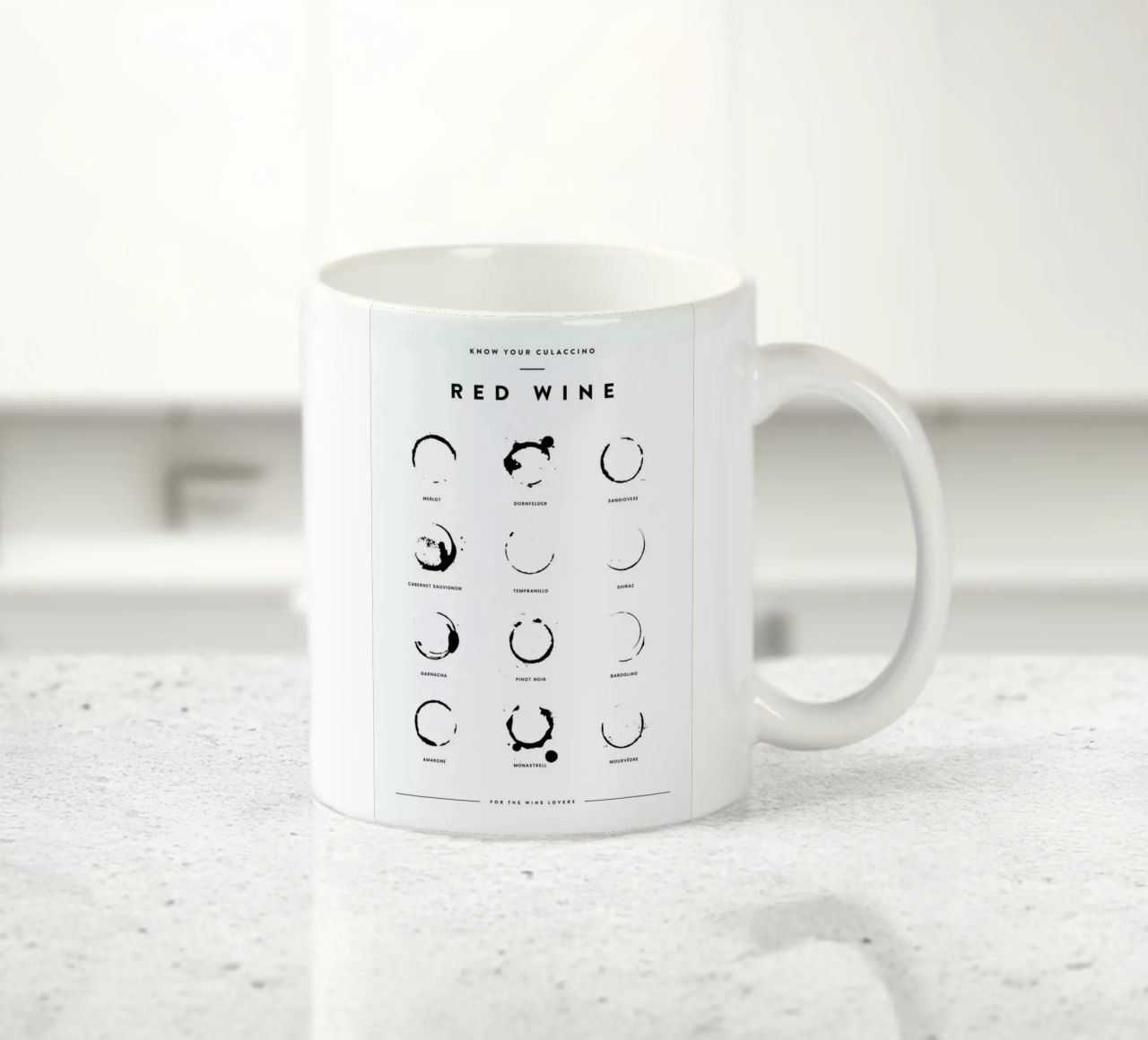 Wine Chart tazza in ceramica da daylight design studio