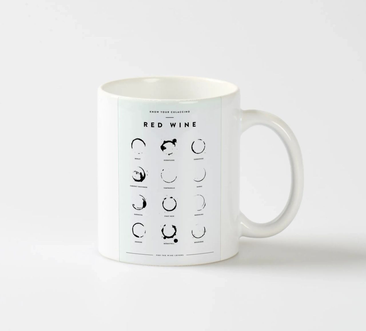 Wine Chart tazza in ceramica da daylight design studio