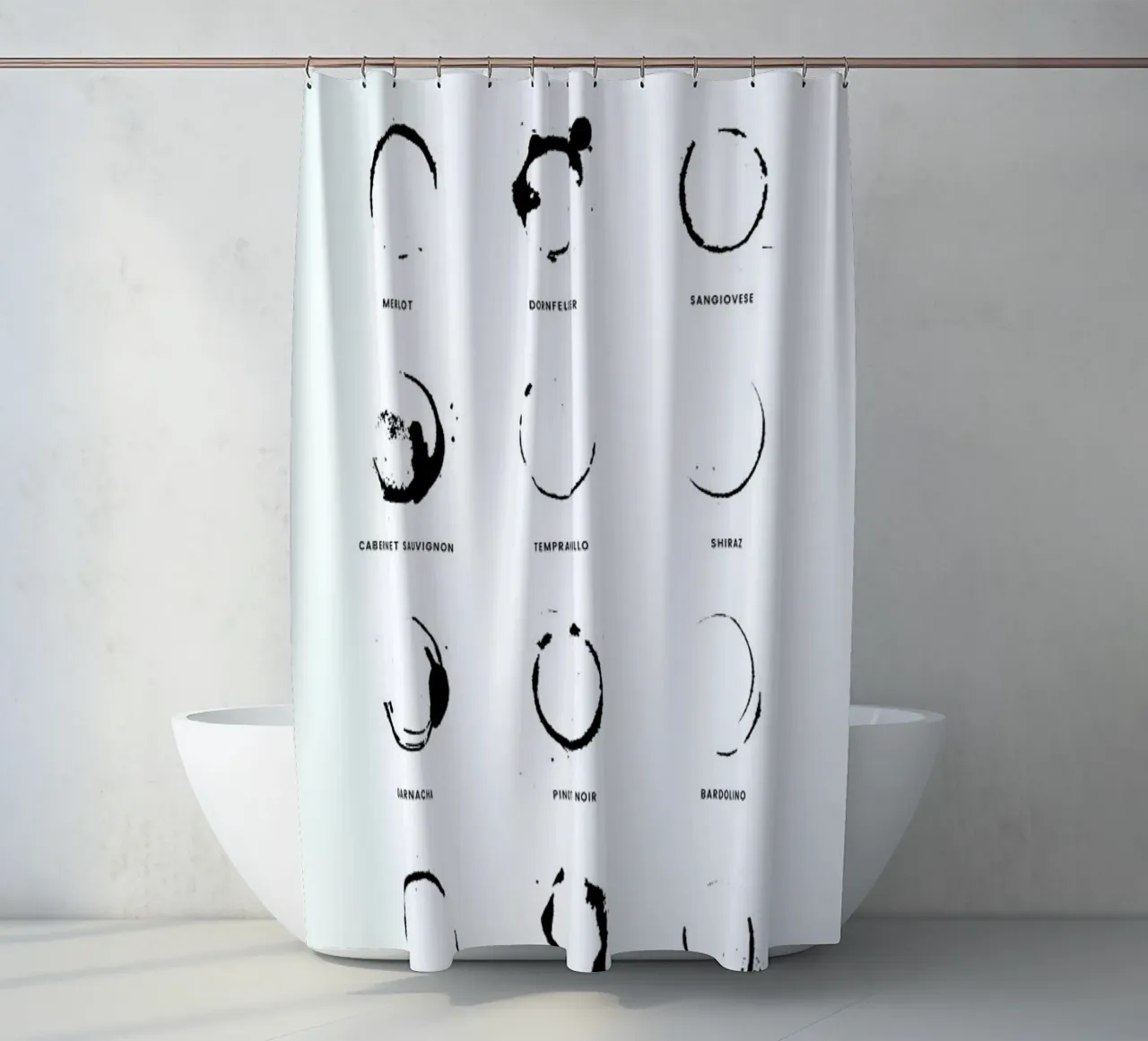 Wine Chart tenda da doccia da daylight design studio